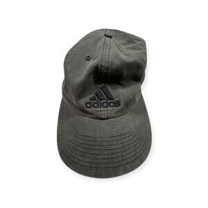 Adidas Gray 100% Cotton Solid Adjustable Strap Men Casual All‎ Seasons One Size